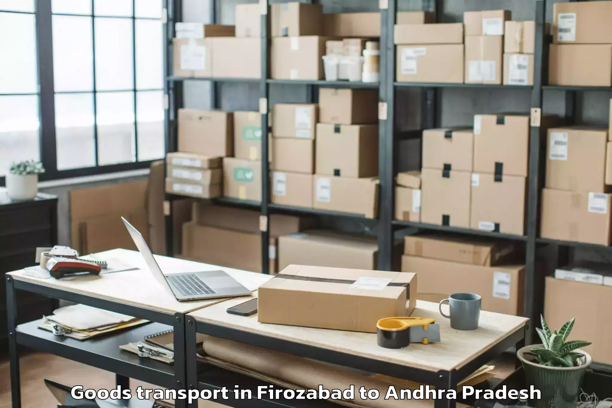 Leading Firozabad to Chennekothapalle Goods Transport Provider